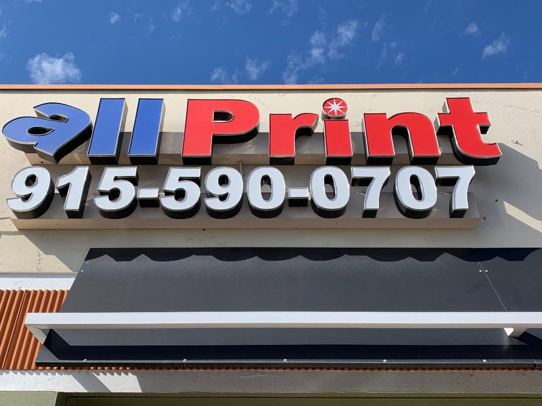 The All Print of El Paso building on Gateway Blvd